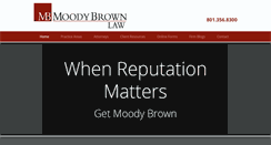 Desktop Screenshot of moodybrown.com